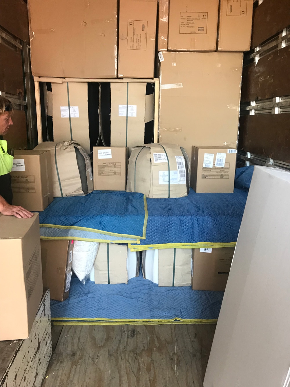 The Art of Packing Phil's furniture freighters Interstate Furniture