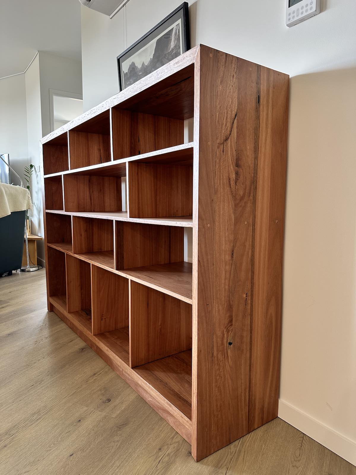 Upcycled Blackbutt Bookcases Delivered to Giralang, ACT