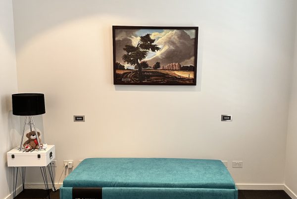 Zara Queen Ottoman Bed in teal fabric, delivered and installed in Albert Park — white‑glove service.