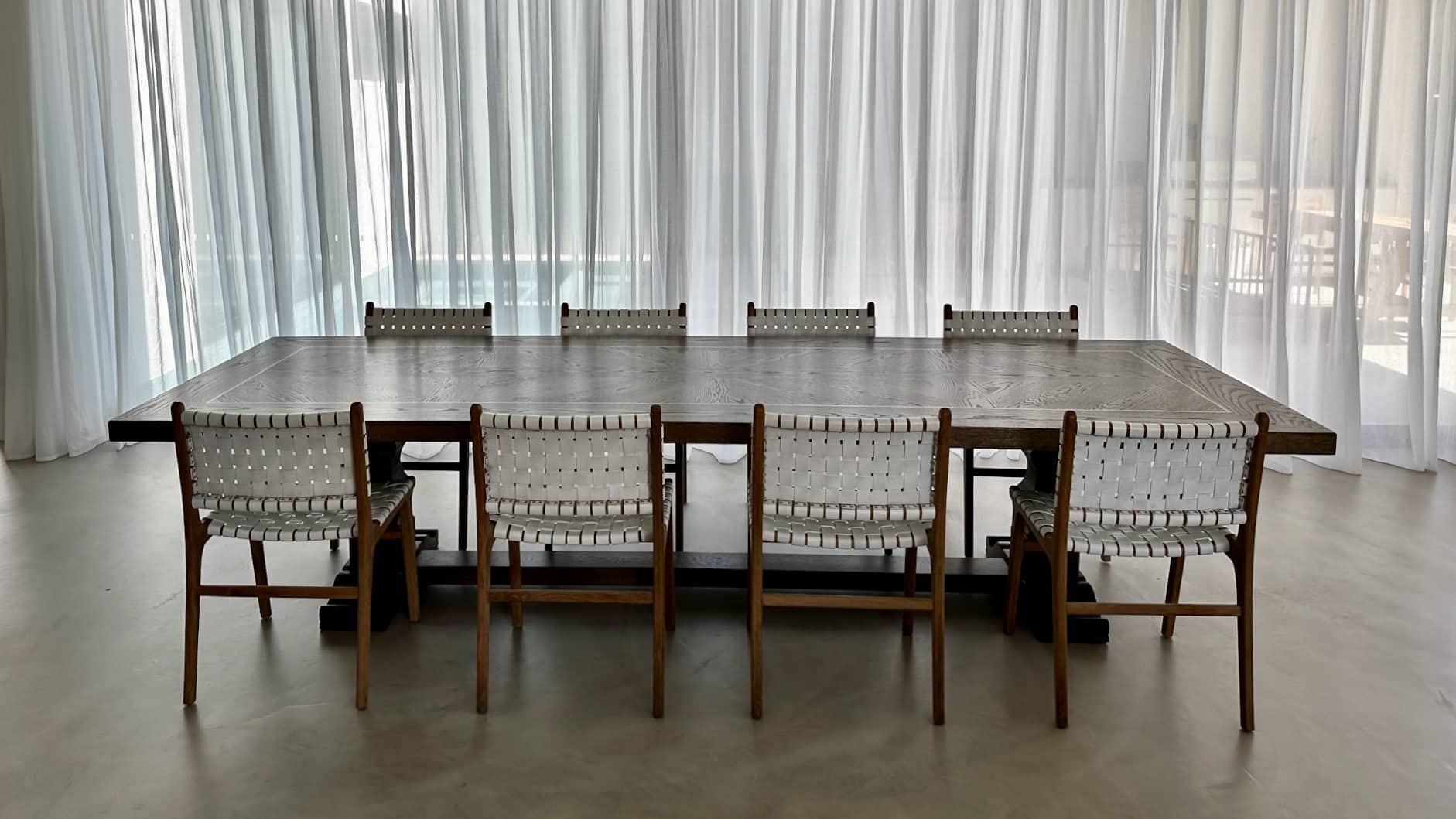 Christian Cole dining table delivered and placed in Beaumaris, VIC