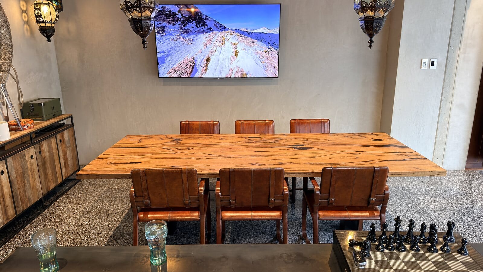 Custom timber dining table delivered and positioned in Balwyn North in September 2026