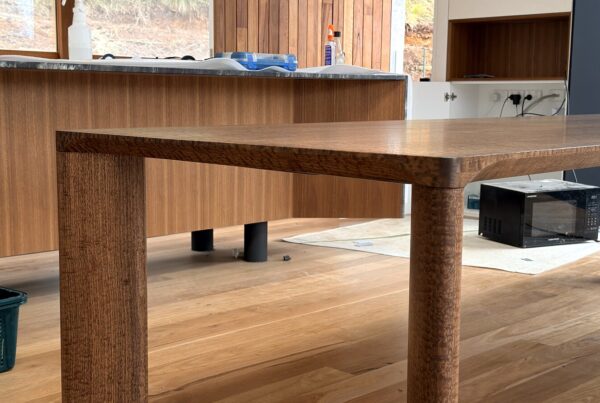 Custom timber dining table delivered to Kangaroo Valley in August 2026