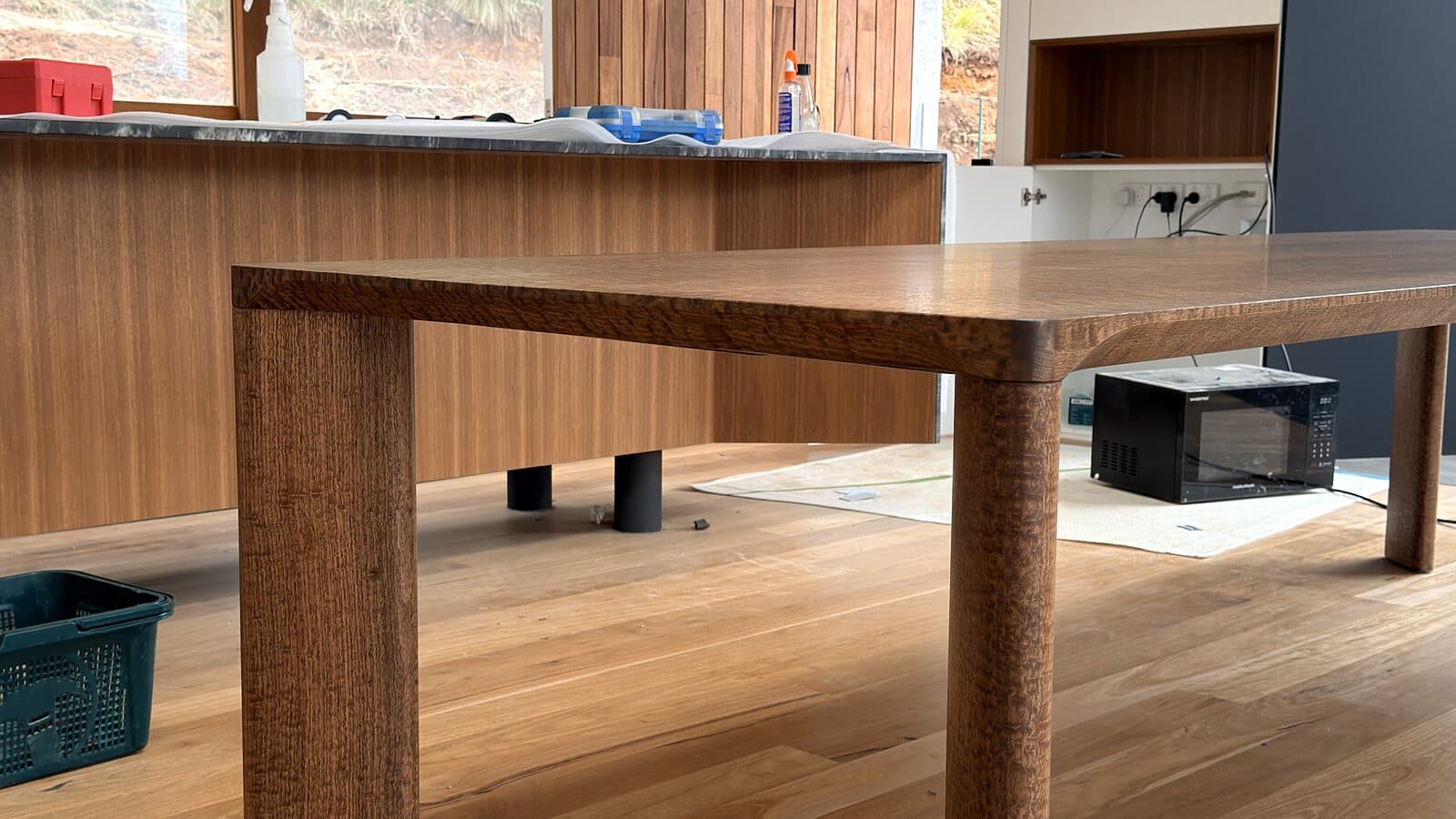 Custom timber dining table delivered to Kangaroo Valley in August 2026