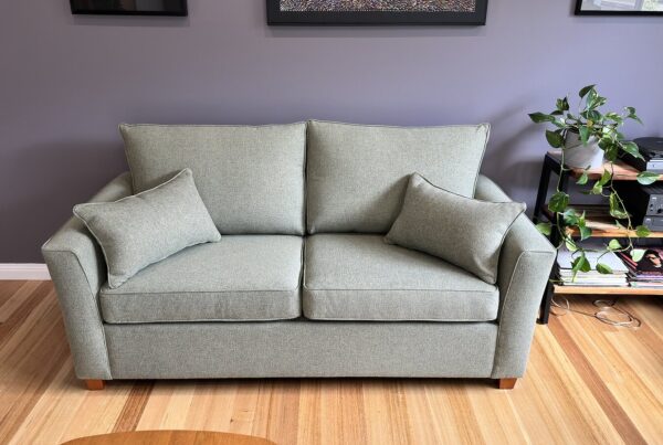 Sofa bed delivered and positioned in Ocean Grove in May 2026