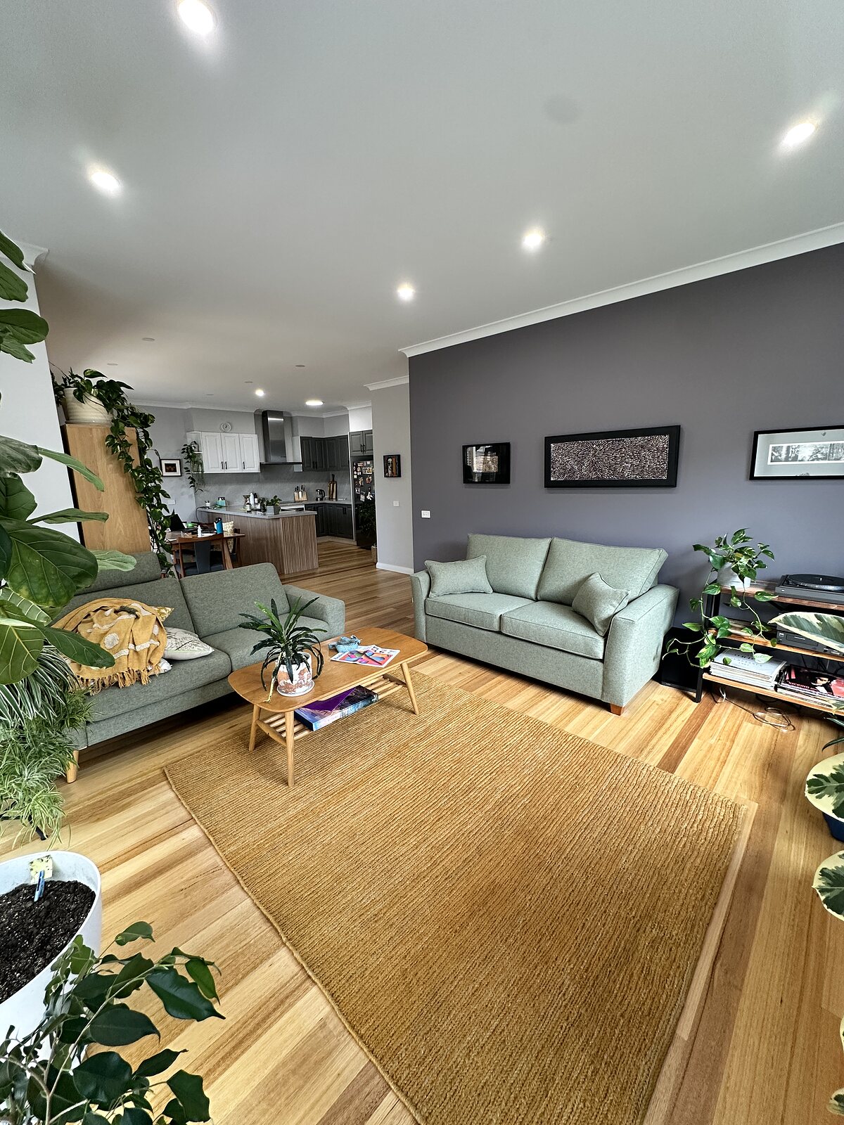 Sofa bed placed in an Ocean Grove living room in May 2026