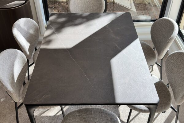 Voyager Interiors dining setting delivered and positioned in Canberra in June 2026